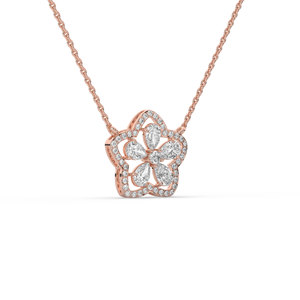 Colgante de Plata 925 con Diamante Cultivado en Laboratorio de 2 Quilates, Corte Pera, Estilo Único, Ligero y Minimalista, Certificado IGI, para Mujer - Product Image 5