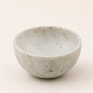 Cuenco de Mármol Blanco Hecho a Mano, Salero y Pimentero de Lujo, Cuenco de Piedra Pulida al por Mayor para Decoración Moderna del Hogar y Hoteles - Product Image 1