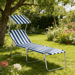 Chaises longues pliantes confortables pour la piscine, chaises longues pliantes pour l'extérieur - Product Image 6