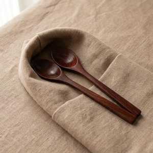 Cuillère de cuisine artisanale en bois de rose, ustensile de cuisine en bois naturel, cuillère réutilisable écologique, idée cadeau - Product Image 3