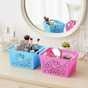 Premium PP Eco-Friendly Storage Basket with Handles for Organizing Makeup <b>Tools</b> Office Supplies Living Room & Kitchen Essentials - Product Image 1