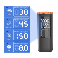 Compresseur d'Air Portable Rechargeable Électrique Sans Fil Mini Newo 2026 en Aluminium, Gonfleur de Pneus Numérique pour Camionnette