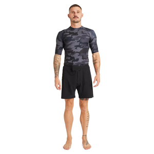 Men's Camouflage Compression <b>Shirt</b> Short Sleeve Quick Dry Slim Fit Sporty O-Neck Knitted <b>Polyester</b> <b>T</b>-<b>Shirt</b> - Product Image 3