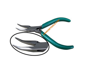 Alicates de punta curva SUNTOOLS/STIPL Modelo 487 de alta calidad con mango de plástico, herramienta de lujo para hacer joyas, venta al por mayor a bajo precio - Product Image 2