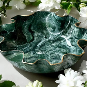 Premium Quality <b>Epoxy</b> Resin Bowl Decorative Serving Bowl for Kitchen <b>Table</b> for Worldwide Soppy from India - Product Image 1