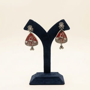 จี้รูปพระจันทร์เสี้ยวประดับทับทิม DIVYORO - Product Image 1
