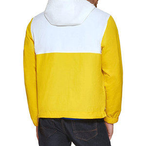 Chaqueta Cortavientos Premium Casual con Capucha para Hombre, para Invierno, con Cierre de Cremallera de Nailon, Forro Aislante y Marca Personalizada para Venta al Por Mayor - Product Image 3