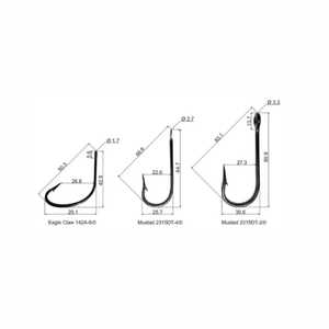 Hameçons triples de pêche en acier inoxydable haute résistance à 45 degrés pour la pêche au grenouille, au bar, à la truite, en rivière et en eau salée - Product Image 5