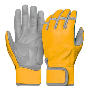 Guantes de Bateo de Béisbol y Sóftbol para Hombre y Jóvenes BROOKLYN ATHLETICS NY, de Cuero Transpirable, Ambidiestros, Ligeros y con Color Personalizable - Product Image 1