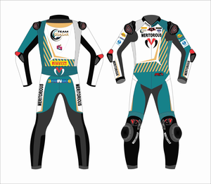 Unisex Cowhide/Kangaroo Custom Leather Motorcycle One Piece Racing Suit Jumpsuit/Traje with Hump CE <b>Level</b> 2 Protective Armored - Product Image 1