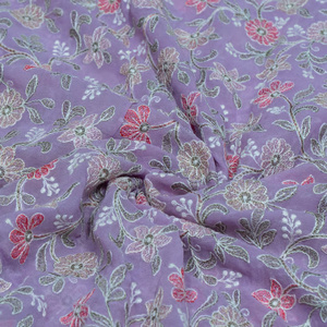 Tissu brodé malté, tissu à sequins, tissu brodé pour robes, tissus textiles, tissu en coton personnalisé, fourniture pour l'exportation de la mode - Product Image 6