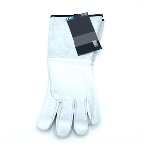 Gants de soudage TIG en cuir de mouton et de vache, résistants à l'abrasion et à la chaleur, pour la lutte contre les incendies, la construction et le barbecue - Product Image 5