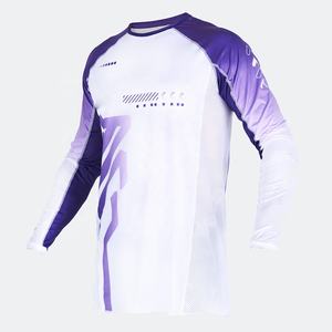 Maillot de motocross MX personnalisé, chemise de course de motocross, hautement respirant, équipement tout-terrain durable avec options de couleurs et de design du logo - Product Image 1