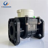 Medidor de Agua Woltman de Plástico DN65-DN200, IP68, ISO4064, con Brida Extraíble para Riego Agrícola, Personalizable OEM