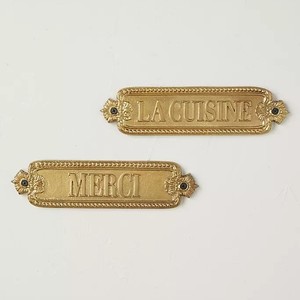 Vintage Brass Door Customize Name <b>Sign</b> Decorative Engraved Plaque for Restaurant Cafe Hotel Office Home Entrance Decor - Product Image 4