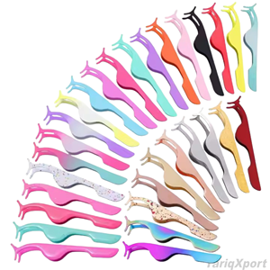 Wholesale Professional Stainless Steel Eyelash Applicator Manicure Custom Logo Precision Durable Salon Use Beauty Care <b>Tools</b> - Product Image 4