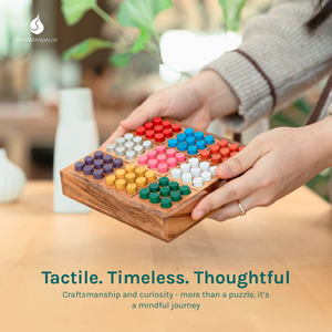Color Sudoku: Rompecabezas de Sudoku de Madera con Cuadrícula de 9x9, Juego de Lógica de Madera Estimulante para Actividad Educativa sin Pantalla para Niños - Product Image 4
