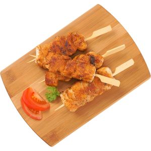 200 Pezzi Spiedini Piatti in Legno da 4,7 Pollici, Stuzzicadenti in Bambù per Antipasti e Barbecue - Product Image 4