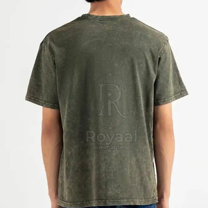 เสื้อยืดผ้าฝ้าย 100% ทรงหลวม สไตล์ใหม่จากปากีสถาน เนื้อผ้านุ่ม น้ำหนักเบา ระบายอากาศได้ดี แห้งเร็ว ป้องกันรอยยับด้านหน้า - Product Image 5