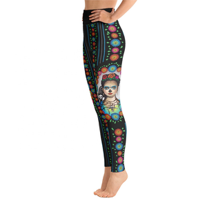 Women's Custom Mid-Waisted Push-<b>Up</b> Yoga Leggings SEAMED Knitted Fabric Workout Pants Custom Color Fitness Anti-Bacterial - Product Image 4