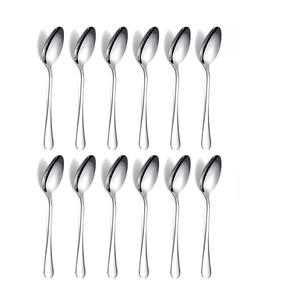 Stainless Steel Dessert Spoon Christmas Professional Coffee Spoon <b>6</b> Pieces Most Selling Steel Spoon - Product Image 6