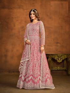 FATEMA FASHION, Salwar Kameez de Diseño Elegante con Dupatta, Malla, Interior de Santoon, Bordado, Ropa India y Pakistaní para Fiestas y Festivales - Product Image 4