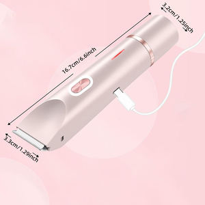 2-in-1 Lady Double Head <b>Electric</b> Shaver <b>Waterproof</b> Body Face Hair Removal Epilator <b>Electric</b> Hair Sahver for Women - Product Image 6