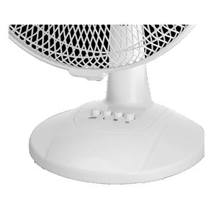 Ventilatore da tavolo bianco da 12 pollici con 3 velocità regolabili e oscillazione FT30 8MBWV - Product Image 2