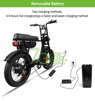 7GO 48V 750W gros pneu vélo électrique dernière conception suspension complète puissant alliage d'aluminium e-bike équipé d'une batterie au lithium