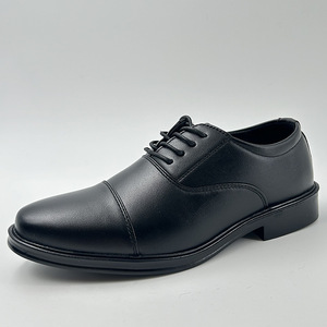 Men's Formal Dress Shoes Mesh Breathable Business Casual Genuine Leather Slip-On Lace-Up Groom Wedding Shoes - Product Image 1