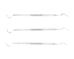 Ensemble d'instruments dentaires légers en acier inoxydable, best-seller, avec logo personnalisé, haute qualité, manuel, réutilisable pour usage clinique - Product Image 2
