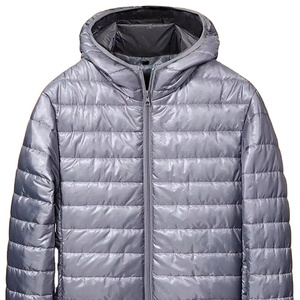 Chaqueta acolchada de burbujas de invierno de alta calidad para hombre, superventas, de cuero ligero regular con decoración de piel, calidez para exteriores - Product Image 1