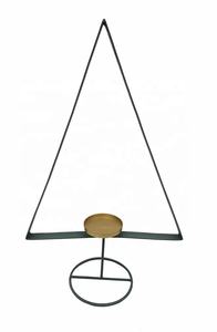 Candelabro de hierro de latón y Color verde, soporte de vela de diseño americano y votivo para decoración de Navidad hecha a mano - Product Image 2