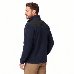Wholesale Men's Polar Fleece Training Jacket Stand Collar Full Zipper Fleece Jackets Men Winter Wear Breathable Fleece <b>Zip</b>-<b>up</b> - Product Image 4