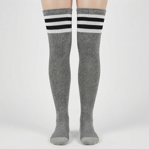 Plus Size <b>Women</b> Thigh High <b>Thick</b> Extra Long Over Knee Stockings Leg Warmers Boot <b>Socks</b> Customized Color Thermal Warm Winter Gear - Product Image 1