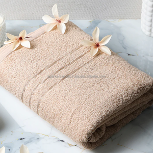 Serviette de bain de taille standard 140*70 cm pur coton matériel serviette de bain sans produits chimiques prix bas - Product Image 3