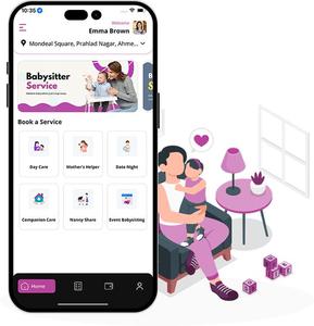 การพัฒนาแอปมือถือ RoyalCraft Babysitting สำหรับ Android และ iOS พร้อมปฏิทินจอง การยืนยันโปรไฟล์ การชำระเงินที่ปลอดภัย และการควบคุมโดยผู้ปกครอง - Product Image 3