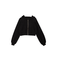 Sweat à capuche zippé personnalisé avec couleurs sur mesure, unisexe, coupe oversize, en molleton bouclette uni, décontracté, respirant, tricoté, idéal pour le printemps