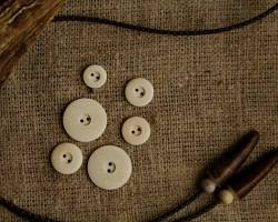 Botones de Hueso de Búfalo Orgánico, Acabado Liso y Duradero, Artesanía Natural - Product Image 5