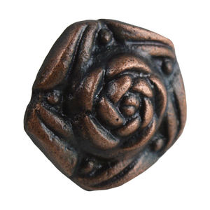 Bouton de meuble vintage coloré, idéal pour la décoration intérieure et hôtelière, poignée de tiroir en fer forgé, boutons faits à la main, peints en rouge - Product Image 6