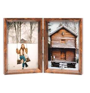 กรอบรูปเรซิ่นดีไซน์ทันสมัยหรูหรา ลายเส้นแนวตั้ง สร้างสรรค์ แขวนผนังหรือวางบนโต๊ะได้ - Product Image 5