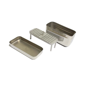 Sterilization Stainless Steel 72-Hole Endo <b>Box</b> Autoclavable Dental Instrument Hospital holloware Surgical Tray - Product Image 1