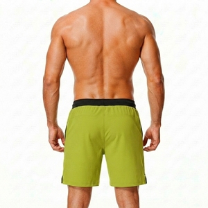Pantalones Cortos Deportivos Personalizados para Hombre, de Secado Rápido, para Gimnasio, Entrenamiento, Atléticos, 100% Algodón Ecológico, Cintura Elástica con Cierre - Product Image 2