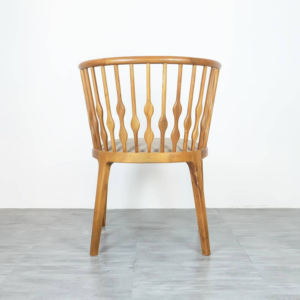 Fauteuil d'appoint en bois d'acajou et de sungkai de qualité supérieure, de qualité commerciale, pour les intérieurs de bars et clubs de luxe, fabriqué en Indonésie - Product Image 4