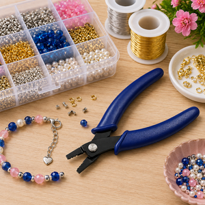 Pince à sertir avec mâchoires plates, outil de sertissage de précision pour fil de bijouterie et perles, ZetomedPro - Product Image 5