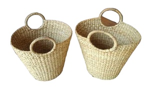 Cesta de bambú/Cesta de ratán/Cesta de algas marinas Cesta de yute Cesta de cuerda de algodón Cesta de madera Cesta de mimbre Cesta de planta de plástico - Product Image 5