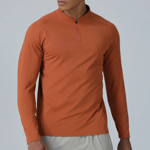 Camisa de hombre de alta calidad, manga larga, color personalizado, informal, tejida, transpirable y a la moda. - Product Image 1