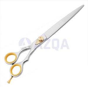 Ciseaux de toilettage professionnels en acier inoxydable pour animaux de compagnie, lame longue et lisse, pointe arrondie, ciseaux ergonomiques pour la tonte des chiens et des chats - Product Image 3