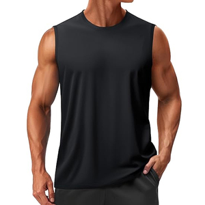 Débardeur Homme Personnalisé en Coton Lourd Lavé et Respirant, Tricoté, Sans Manches, 275 GSM, pour Fitness et Activités Sportives – Vente en Gros - Product Image 4