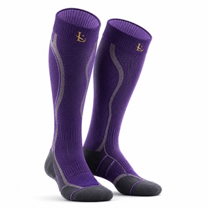 Chaussettes de compression légères, chaussettes de sport, matériau extensible doux, design confortable et respirant, idéal pour l'entraînement sportif - Product Image 5
